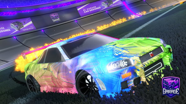 A Rocket League car design from Sape_t