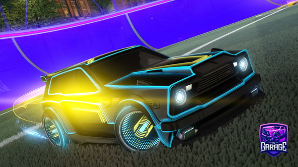 A Rocket League car design from RLVV