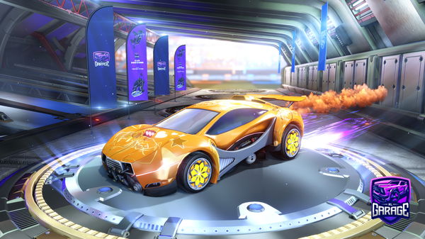 A Rocket League car design from WarlyWarlock