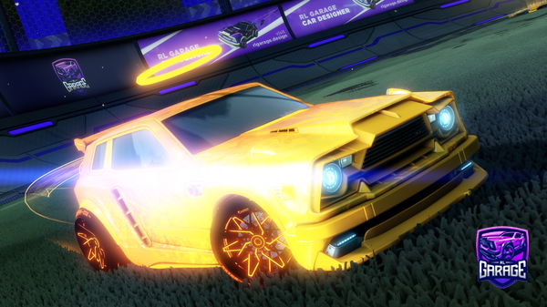 A Rocket League car design from Tyler_RL1610