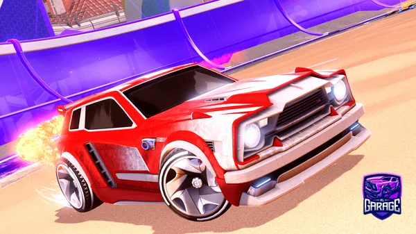 A Rocket League car design from Fabiolone