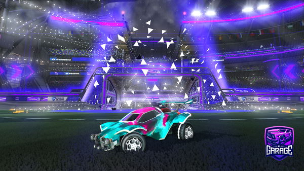 A Rocket League car design from wampande