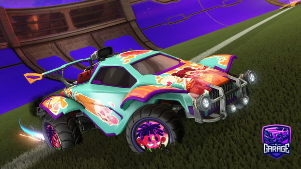 A Rocket League car design from SilverRL_