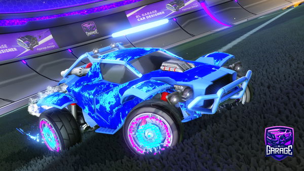 A Rocket League car design from freddospegetto