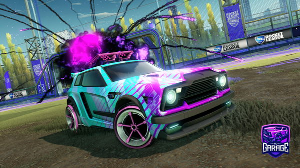 A Rocket League car design from Joaoanjos