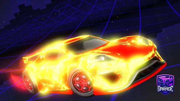 A Rocket League car design from Wingfeather
