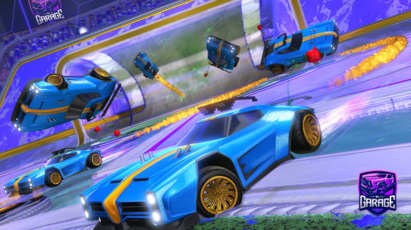 A Rocket League car design from evangelism