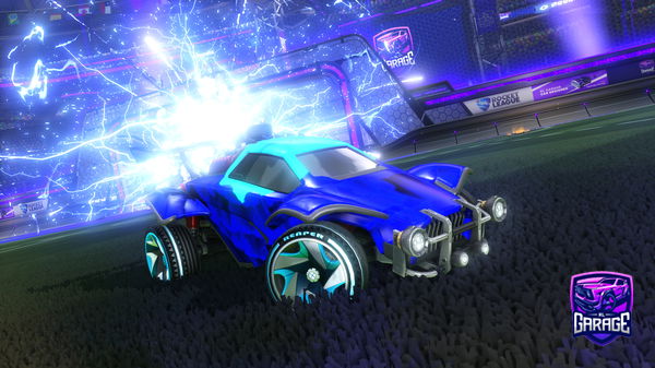 A Rocket League car design from Gradioactive