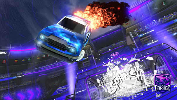 A Rocket League car design from whiteGhxstes