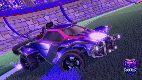 A Rocket League car design from AV7461