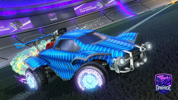 A Rocket League car design from cominGeagle5758