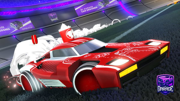 A Rocket League car design from CoolFox