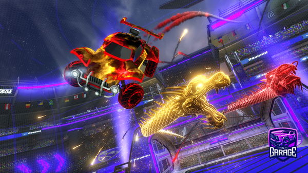 A Rocket League car design from HoopFestBaller30