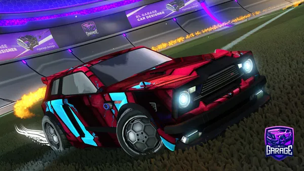 A Rocket League car design from -Fl1NT-