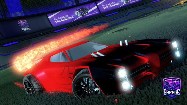 A Rocket League car design from tabon