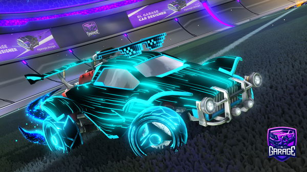 A Rocket League car design from BlazziMan