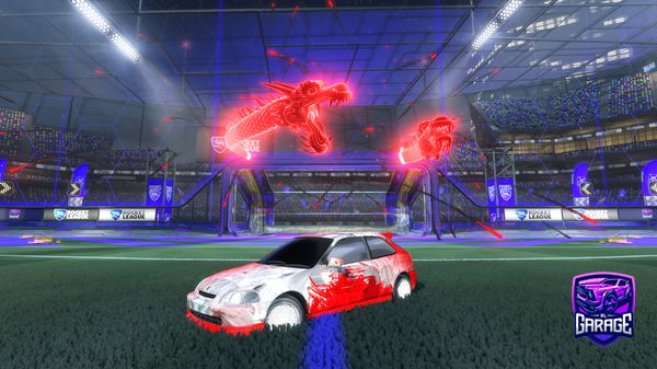 A Rocket League car design from Wallraff