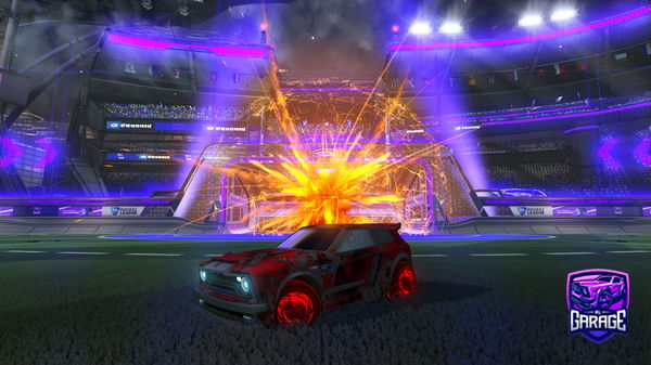 A Rocket League car design from Dirtydee123