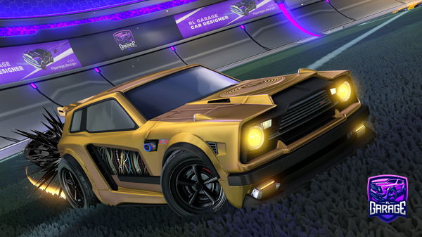 A Rocket League car design from T-Crafter