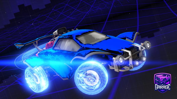 A Rocket League car design from stataj