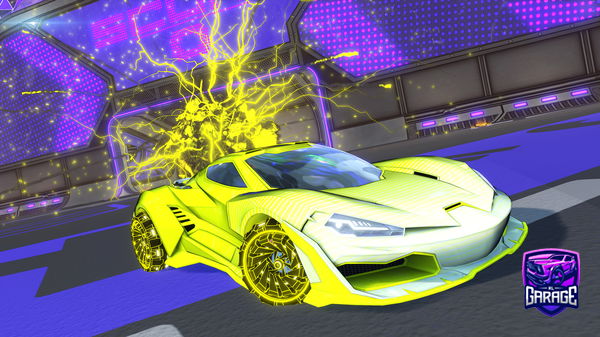 A Rocket League car design from swaggYYoga