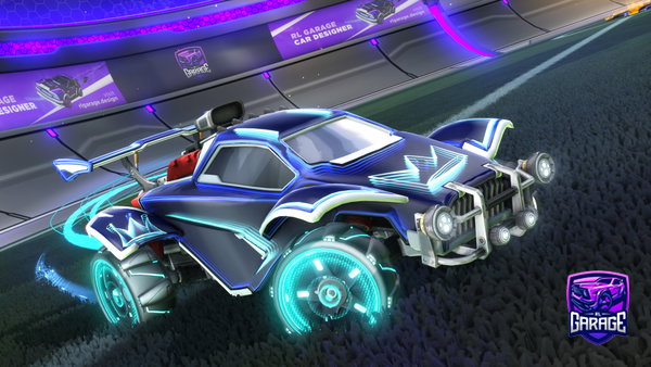 A Rocket League car design from Toozklot