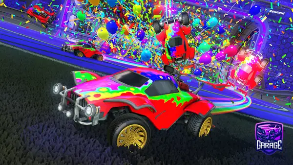 A Rocket League car design from Fjoompaz