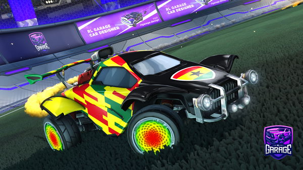 A Rocket League car design from benjajaaj