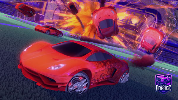 A Rocket League car design from Soccerstr710