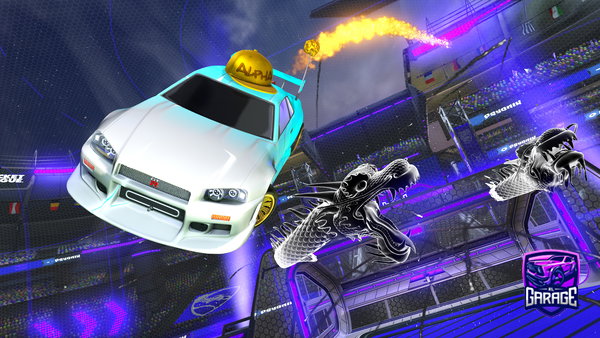 A Rocket League car design from Rl-zombie