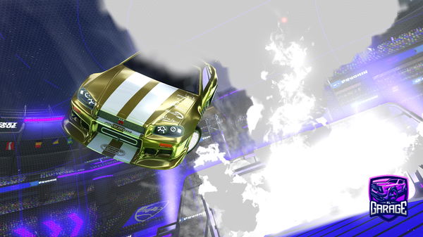 A Rocket League car design from TheoR08