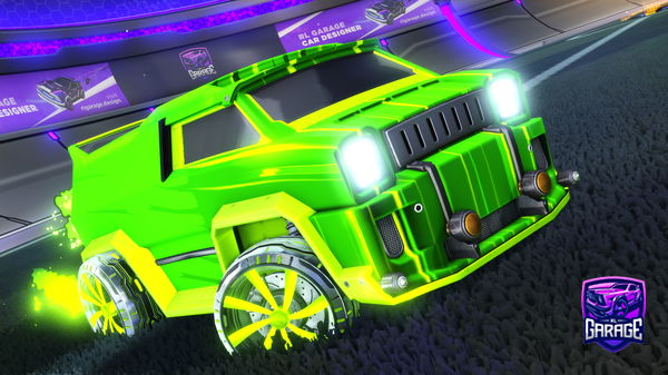 A Rocket League car design from DavidWondeRR