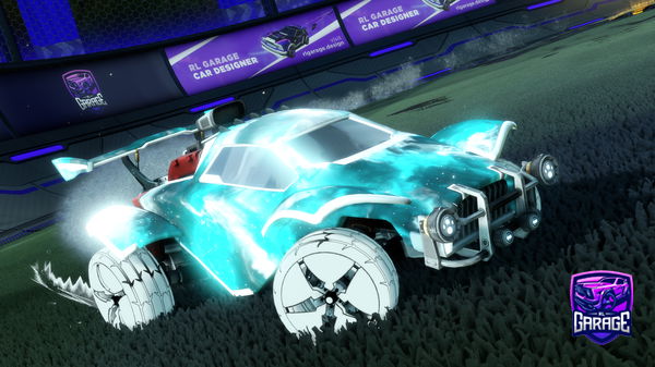 A Rocket League car design from Samcolli