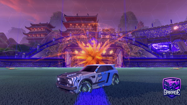 A Rocket League car design from Foxitlly