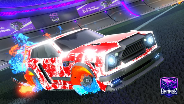 A Rocket League car design from gaviznotcool