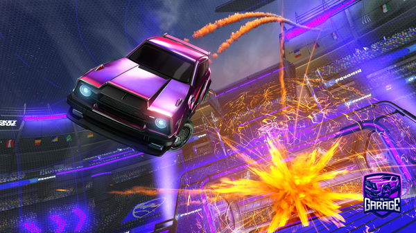 A Rocket League car design from AerobiksRL