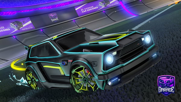 A Rocket League car design from PortelaRL