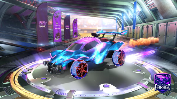 A Rocket League car design from Wahid786v