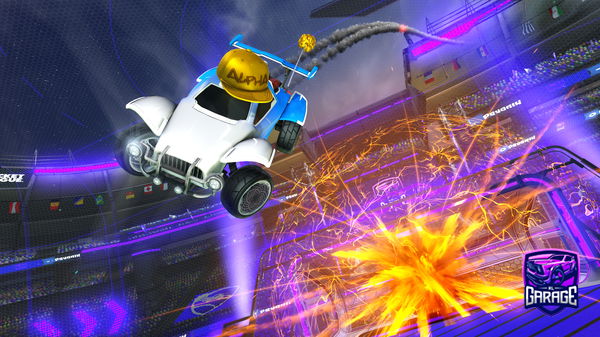 A Rocket League car design from Rkwlq