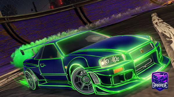 A Rocket League car design from SiryxRL16