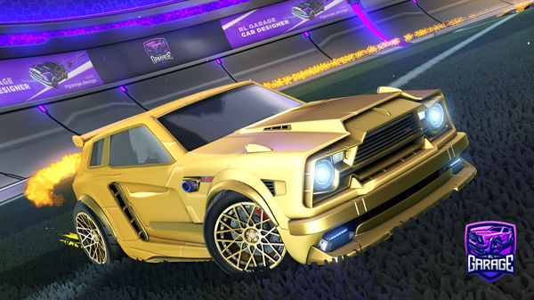 A Rocket League car design from ErikVetter