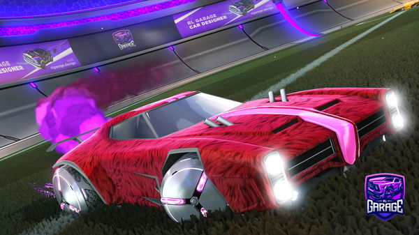 A Rocket League car design from -Mouni-