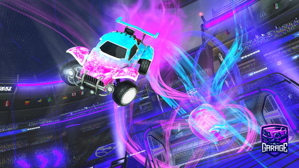 A Rocket League car design from scubas