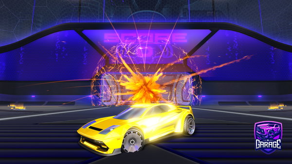 A Rocket League car design from Shadowflames004