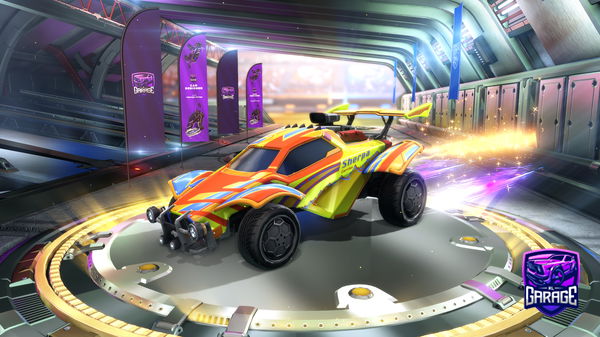 A Rocket League car design from Orangutan15