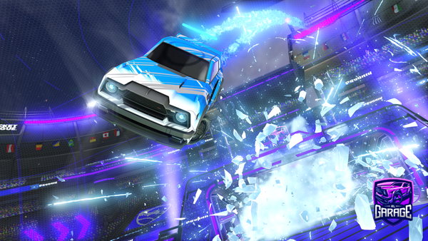 A Rocket League car design from Flexiio