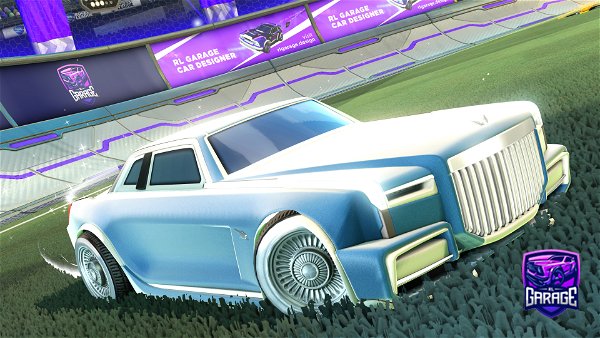 A Rocket League car design from Tyver