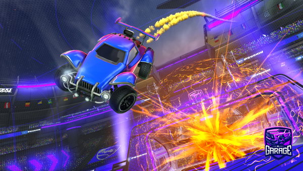 A Rocket League car design from HomiePeak