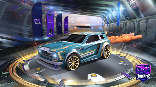 A Rocket League car design from LilOsi