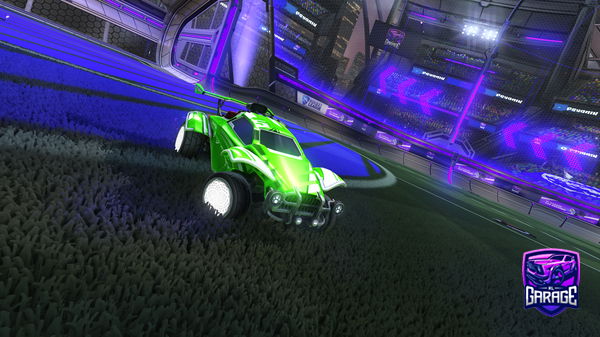 A Rocket League car design from GTR-on-gfuel